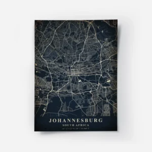 poster carte johannesburg vintage.webp
