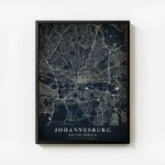 poster carte johannesburg vintage avec cadre.webp