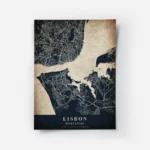 poster carte lisbon vintage.webp