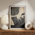 poster carte lisbon vintage meuble.webp