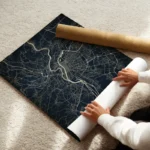 poster carte lyon vintage enroule.webp