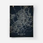 poster carte madrid vintage.webp