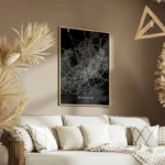 poster carte madrid vintage salon.webp