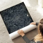 poster carte manchester vintage au sol.webp