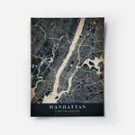 poster carte manhattan vintage.webp