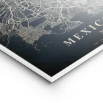poster carte mexico city vintage lightpanel.webp