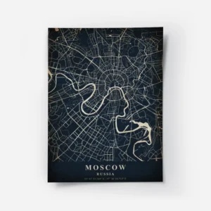 poster carte moscow vintage.webp