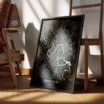 poster carte moscow vintage encadre.webp