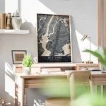 poster carte new york vintage bureau.webp