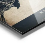 poster carte nice vintage aluminium.webp