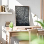 poster carte paris vintage bureau.webp