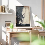 poster carte phuket vintage bureau.webp