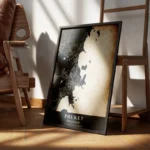 poster carte phuket vintage encadre.webp