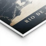 poster carte rio de janeiro vintage lightpanel.webp