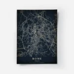 poster carte rome vintage.webp