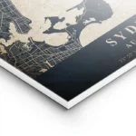 poster carte sydney vintage lightpanel.webp