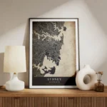 poster carte sydney vintage meuble.webp