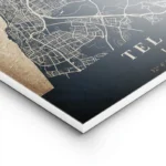 poster carte tel aviv vintage lightpanel.webp