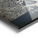 poster carte tokyo vintage aluminium.webp