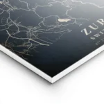 poster carte zurich vintage lightpanel.webp