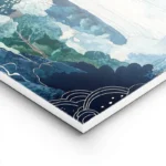 poster cascade aquatique avec paysages colores lightpanel.webp
