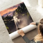 poster cascade magnifique au sol.webp
