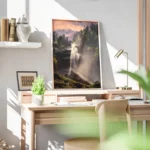 poster cascade magnifique bureau.webp