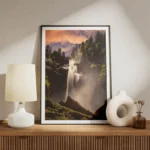 poster cascade magnifique meuble.webp