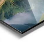 poster cascade verdoyante aluminium.webp