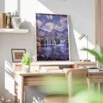 poster cascades montagneuses bureau.webp