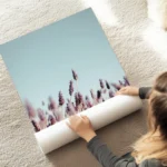 poster champ de lavande violet au sol.webp