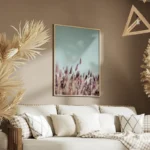 poster champ de lavande violet salon.webp