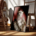 poster chat elegant mode encadre.webp