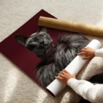 poster chat elegant mode enroule.webp