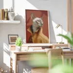 poster chat fashion elegant bureau.webp