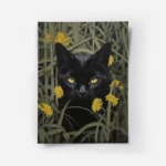 poster chat noir aux yeux jaunes.webp