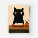 poster chat noir avec boulettes.webp