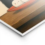 poster chat noir avec boulettes lightpanel.webp
