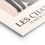 poster chat noir catisse elegant lightpanel.webp