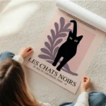 poster chat noir catisse en rouleau.webp