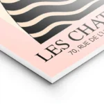 poster chat noir catisse seduisant lightpanel.webp