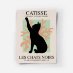 poster chat noir decoratif.webp