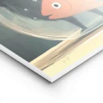 poster chat noir et poisson orange lightpanel.webp