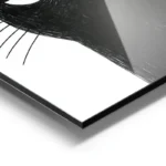 poster chat noir kiss me aluminium.webp