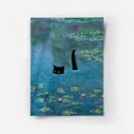 poster chat noir lac.webp