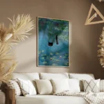 poster chat noir lac salon.webp