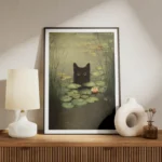 poster chat noir meuble.webp