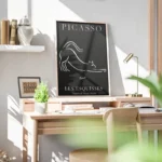 poster chat picasso bureau.webp