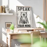poster chat speak your mind bureau.webp