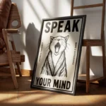 poster chat speak your mind encadre.webp